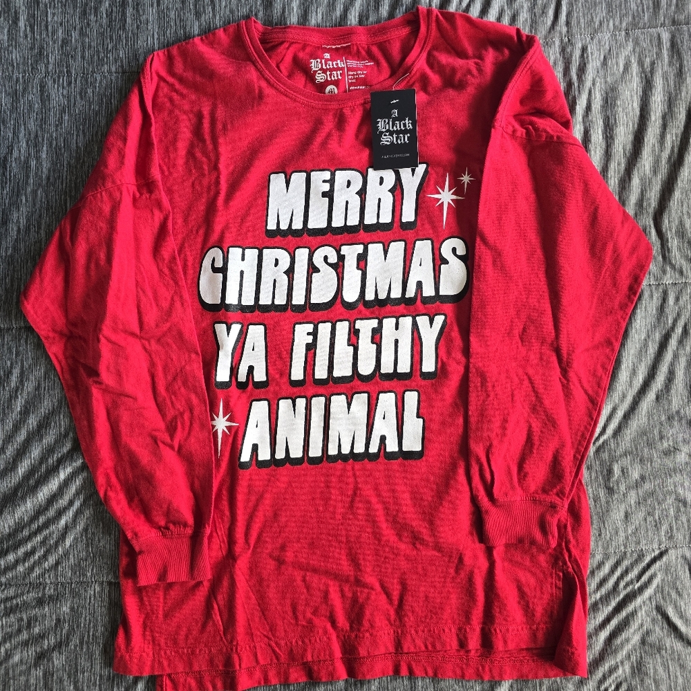 Red Christmas Graphic T-Shirt